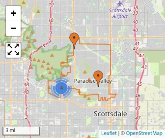 Area schools map